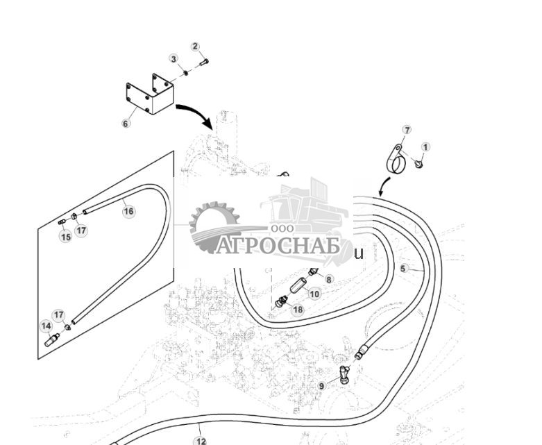 Hoses, Stump Treatment, Single Tank, Levelling Cab - ST850690 182.jpg